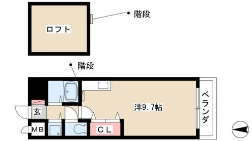 パルテンツァ【703号室】の間取り