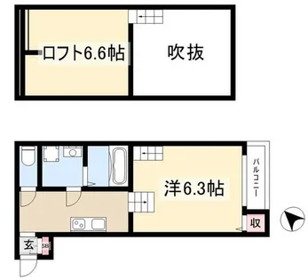 La Speranza(ラスペランザ)神宮西【0104号室】の間取り