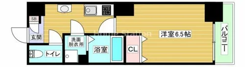 大阪府大阪市福島区大開3丁目【マンション】の間取り