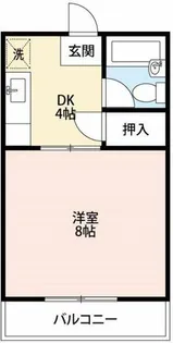コーポラス山田【205号室】の間取り
