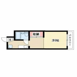 守山アートハイツ【2E号室】の間取り