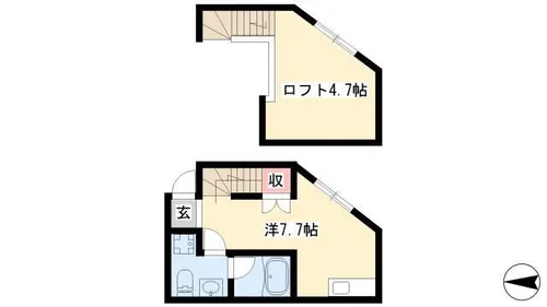 ao(アオ)【1階】の間取り