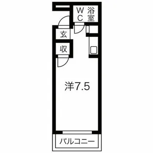 RESIDENCE610【401号室】の間取り