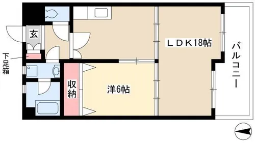 ネオ赤城一番【203号室】の間取り