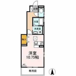 ヴォーン【1階】の間取り