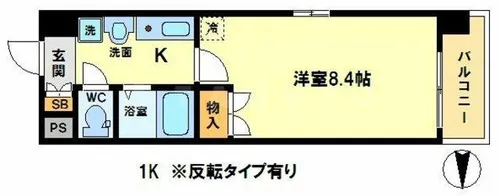 セトル御所東【3階】の間取り