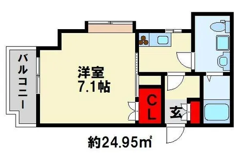 プレステージデルクラシック【905号室】の間取り