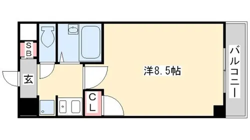 笹善ビル【3階】の間取り