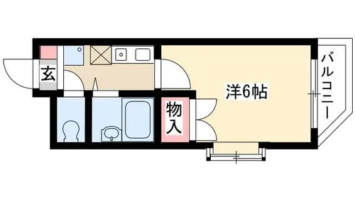 JMヒラ【4階】の間取り