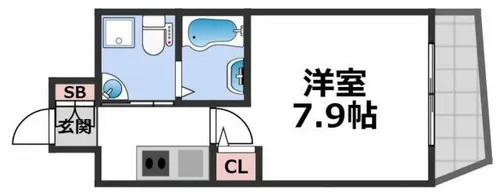 TLRレジデンス高井田【2階】の間取り