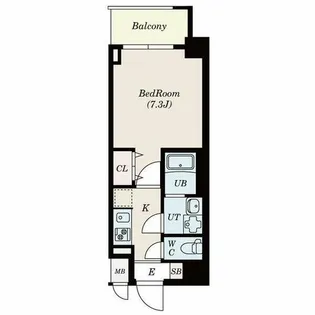 S-RESIDENCE志賀本通North【208号室】の間取り