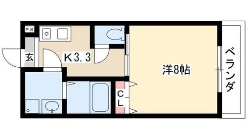 S-FLAT【3階】の間取り