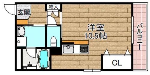 ルーチェ【301号室】の間取り