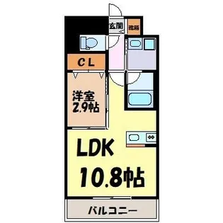 ポルタニグラ千種【6階】の間取り
