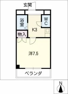 セ・モア元八事【2階】の間取り