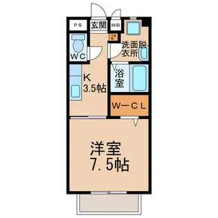 グレイス・アキ【2階】の間取り