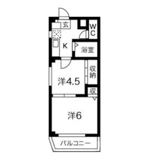 ラフォーレ21【4階】の間取り