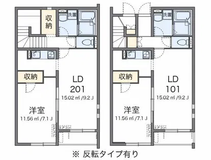 クレイノプレジオB【1階】の間取り