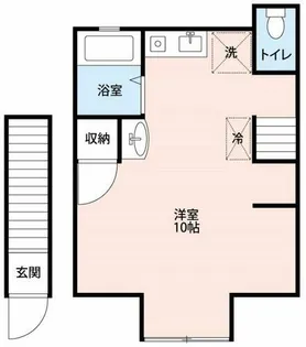 ベルツリー【201号室】の間取り