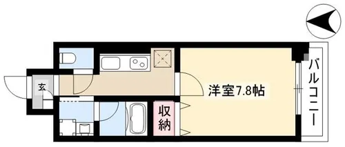 リヴシティ浅間町【12階】の間取り