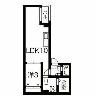 エル前之輪【2階】の間取り