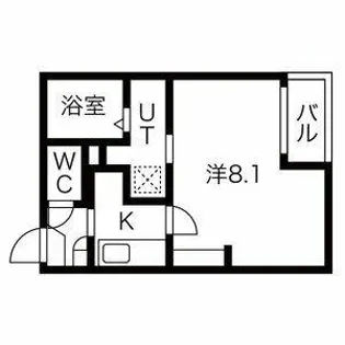 エル前之輪【2階】の間取り