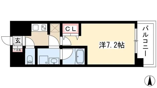 セノアタワー泉【0216号室】の間取り