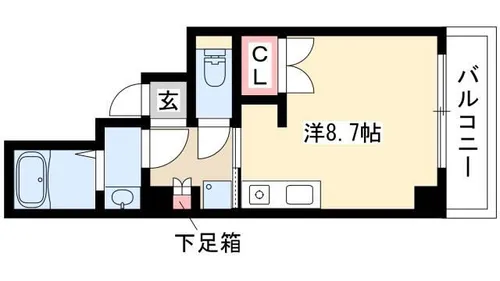 ガストハウス今池【2階】の間取り