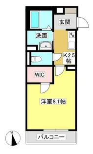 ベレオ栄【101号室】の間取り