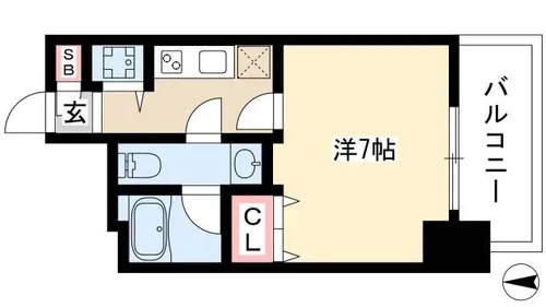 エグゼプレジオ【901号室】の間取り