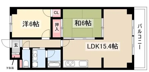 エクセル覚王山【0302号室】の間取り