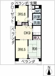 サン・グレードハイツ【3階】の間取り