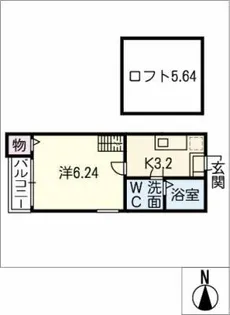 CAPITAL HILLS Ⅰ【2階】の間取り