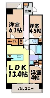 GRANPASEO丸の内【4階】の間取り