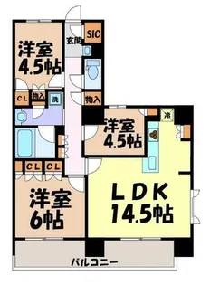 GRANPASEO丸の内【4階】の間取り