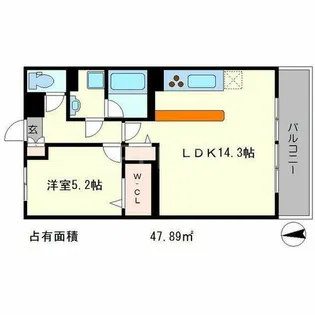 アムール京都仁王門【3階】の間取り