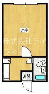 ヒルズアベニューさくら【203号室】の間取り