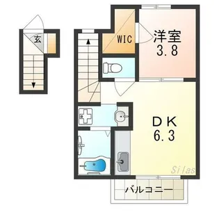 アンフィニ【2階】の間取り