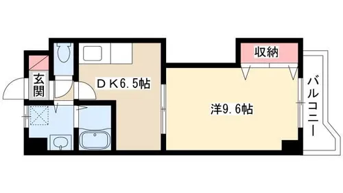 レジデンス黒龍【3階】の間取り