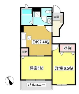 レヴェンテ21A【1階】の間取り