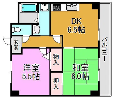 グランディールシャトー【2階】の間取り
