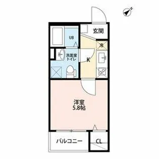 AーFLAT【302号室】の間取り