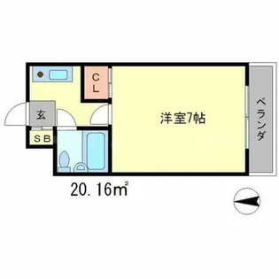 ラヴァリエ【2階】の間取り