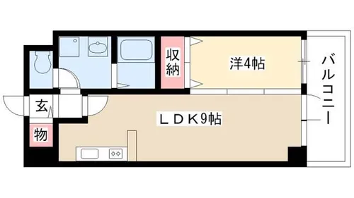 ヴェルジュコートⅠ【0305号室】の間取り
