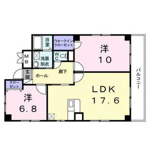 アパルトマン505【5階】の間取り