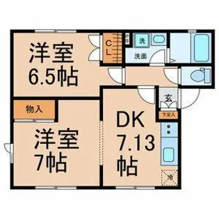 WIN HOME【105号室】の間取り