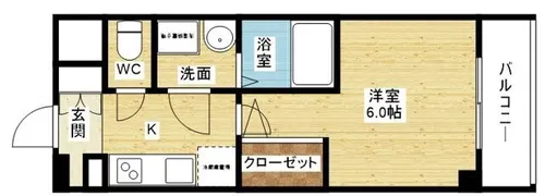 エスリードレジデンス新大阪プライム【12階】の間取り