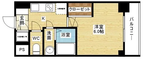 エスリードレジデンス新大阪プライム【3階】の間取り