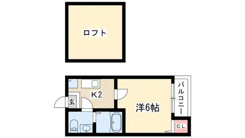 Astral Ⅱ【203号室】の間取り