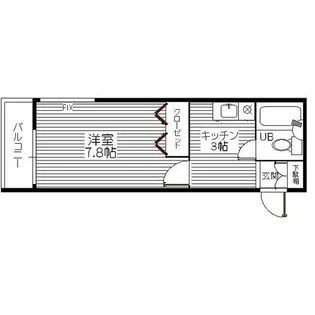 コーポプレシャス【0401号室】の間取り